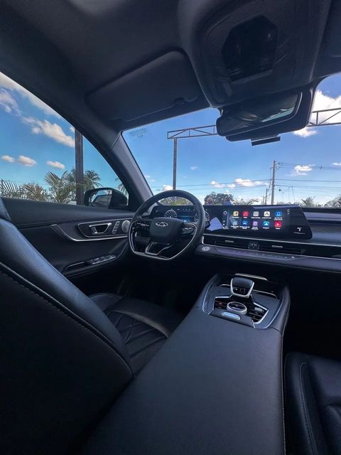 Chery Tiggo 8, vista do interior