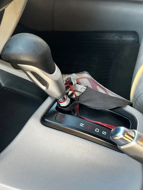 Honda Civic, console central e alavanca de câmbio