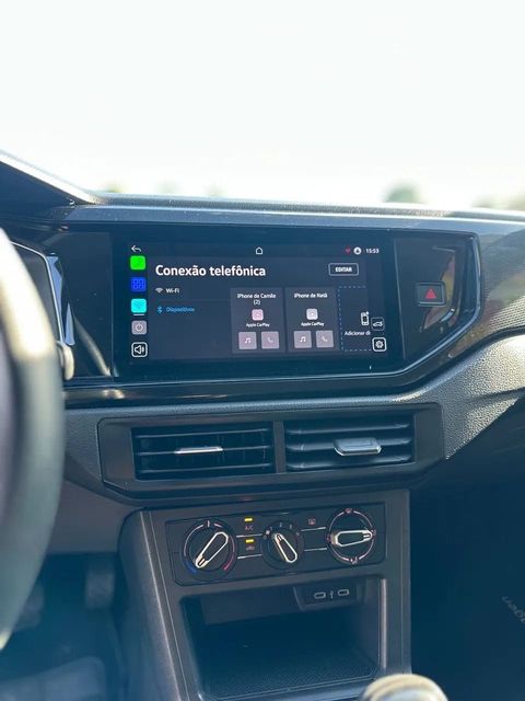Volkswagen Polo, central multimídia e comandos do painel