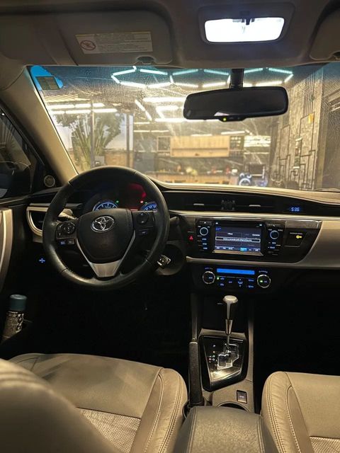 Toyota Corolla, vista do interior